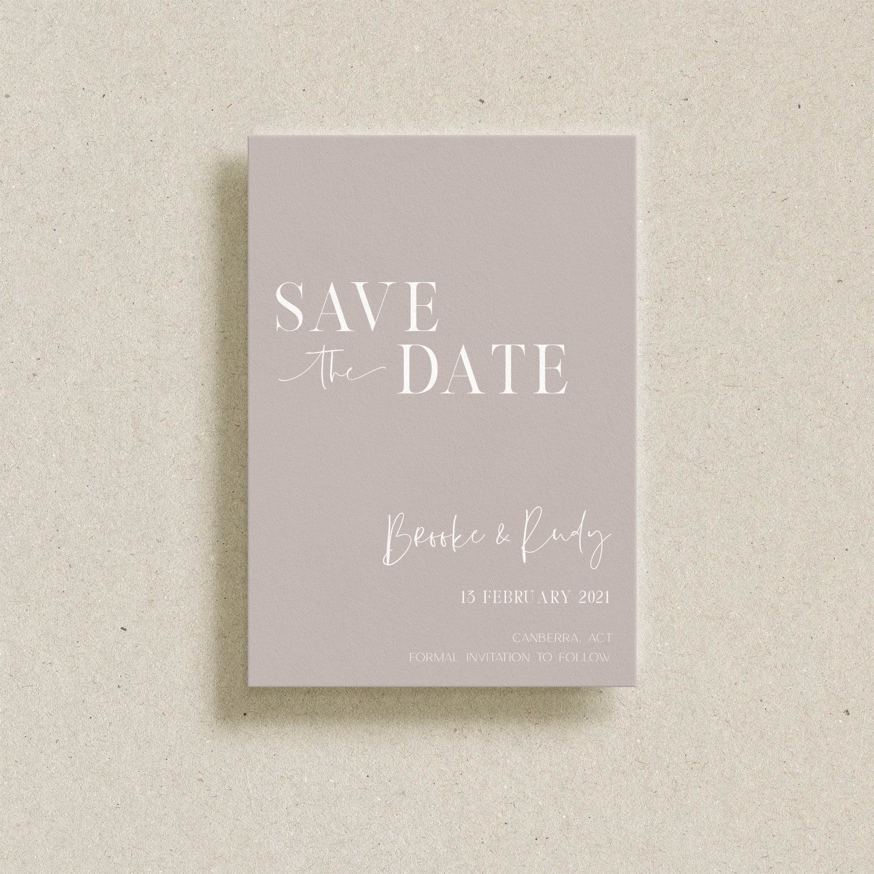 Forrest Save The Date