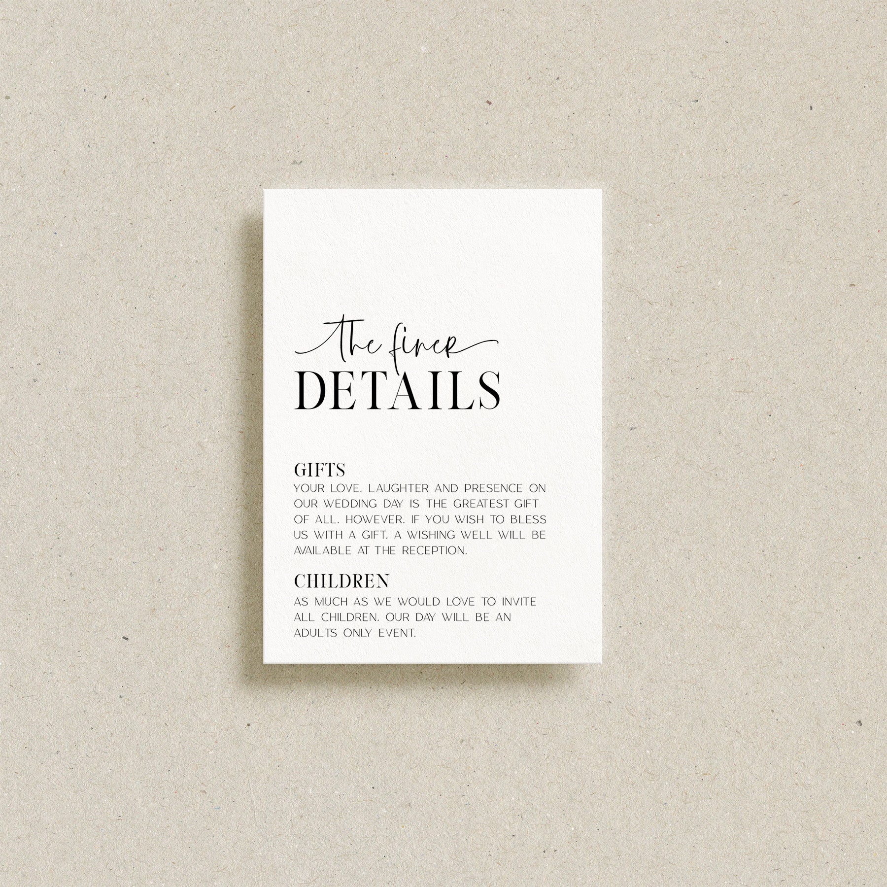 Forrest Details Card