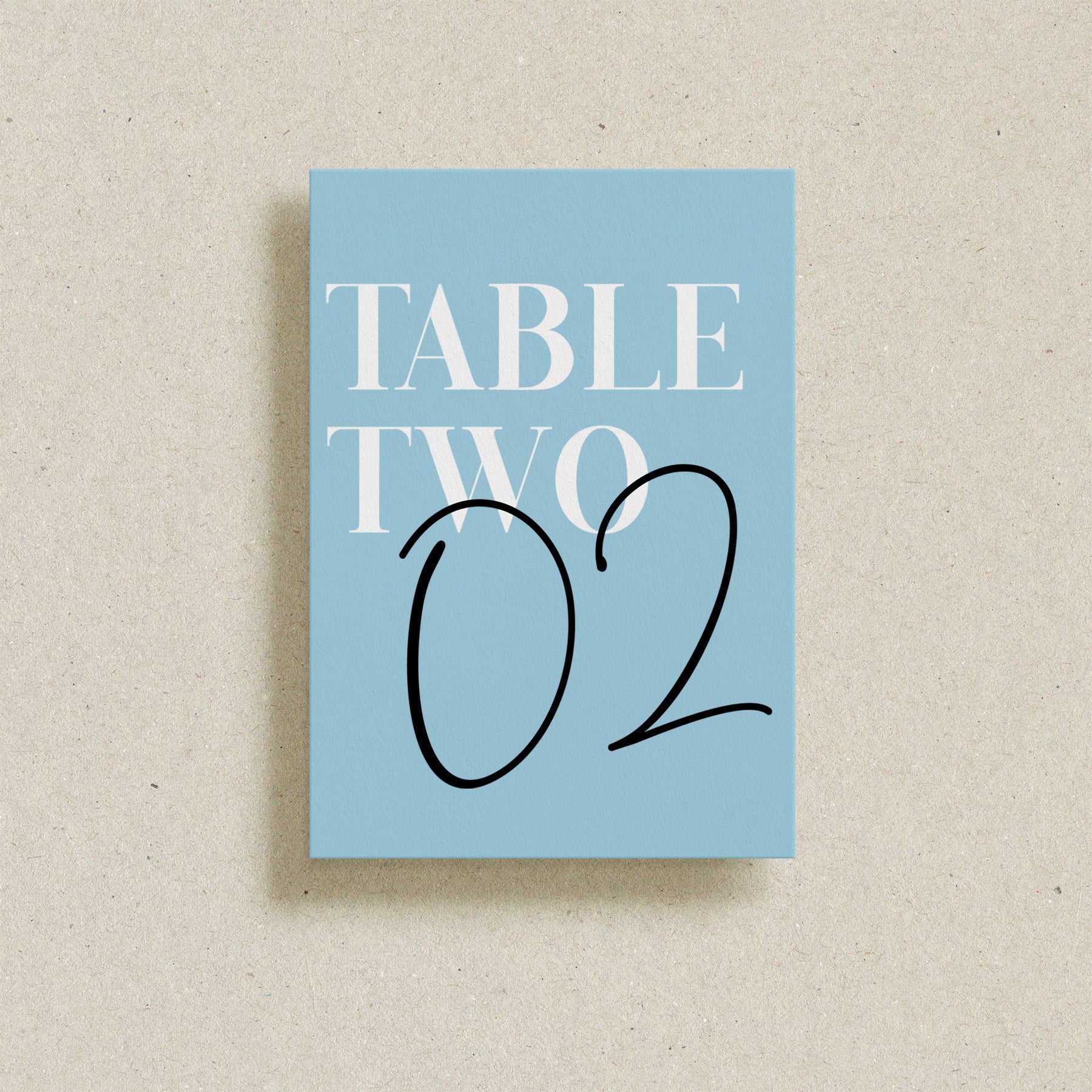 Bawley Table Numbers