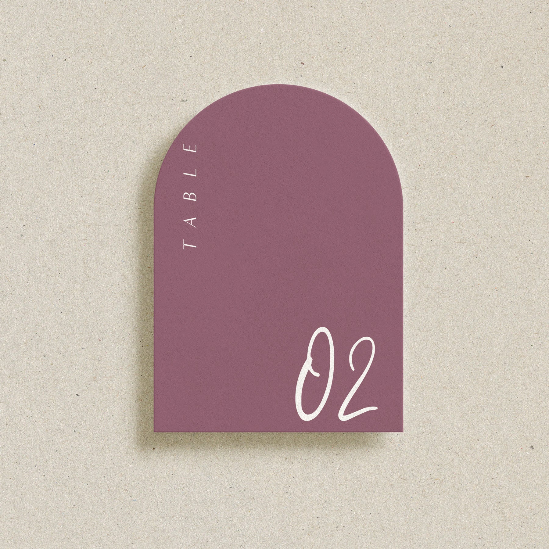 Berry Table Numbers